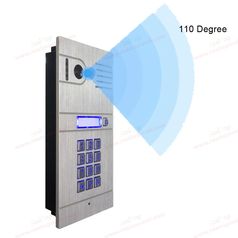 Wireless Wifi IP Video door intercom Camera Doorbell SmartPhone Remote Control IP Smart Doorbell via ISO Andrio system Tablets
