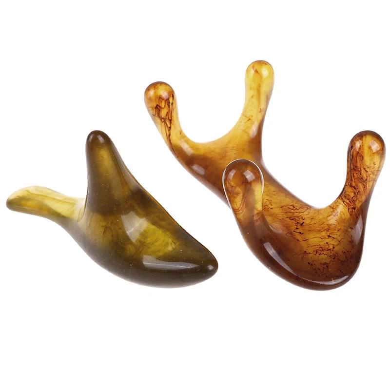 1Pcs  Resin Foot Feet Massager Triangle Trigeminal Body RelaxNeck Shiatsu Reflexology SPA Therapy Massager For Blood Circulation