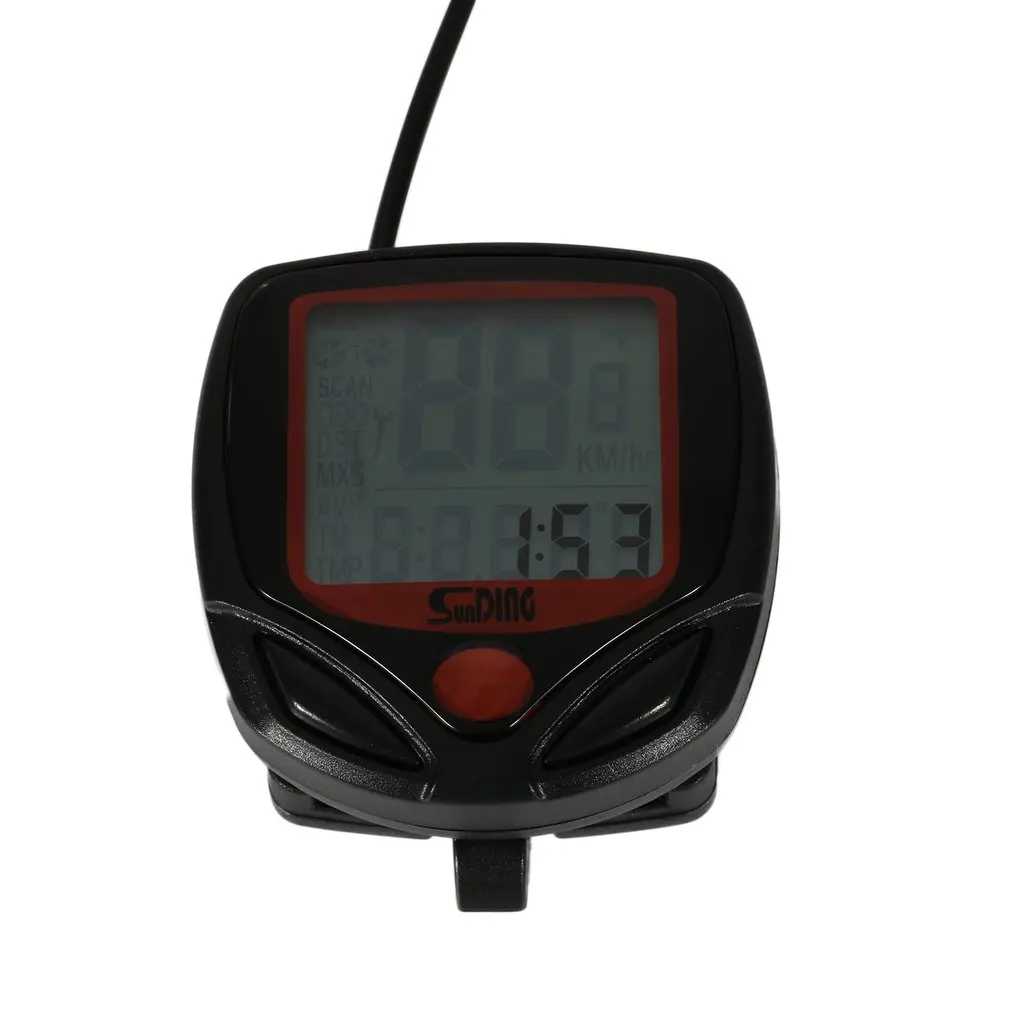 Bicycle Meter Speedometer Bike Digital LCD Cycling Computer LCD Odometer Speedometer Stopwatch For Bike SD-548B