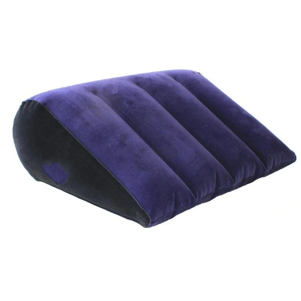 Забавная надувная подушка для влюбленных, сексуальная подушка для помощи, мебель для пар, горячий воздух, волшебная игра для любви, игрушка для улучшения шансов на беременность - Цвет: Синий