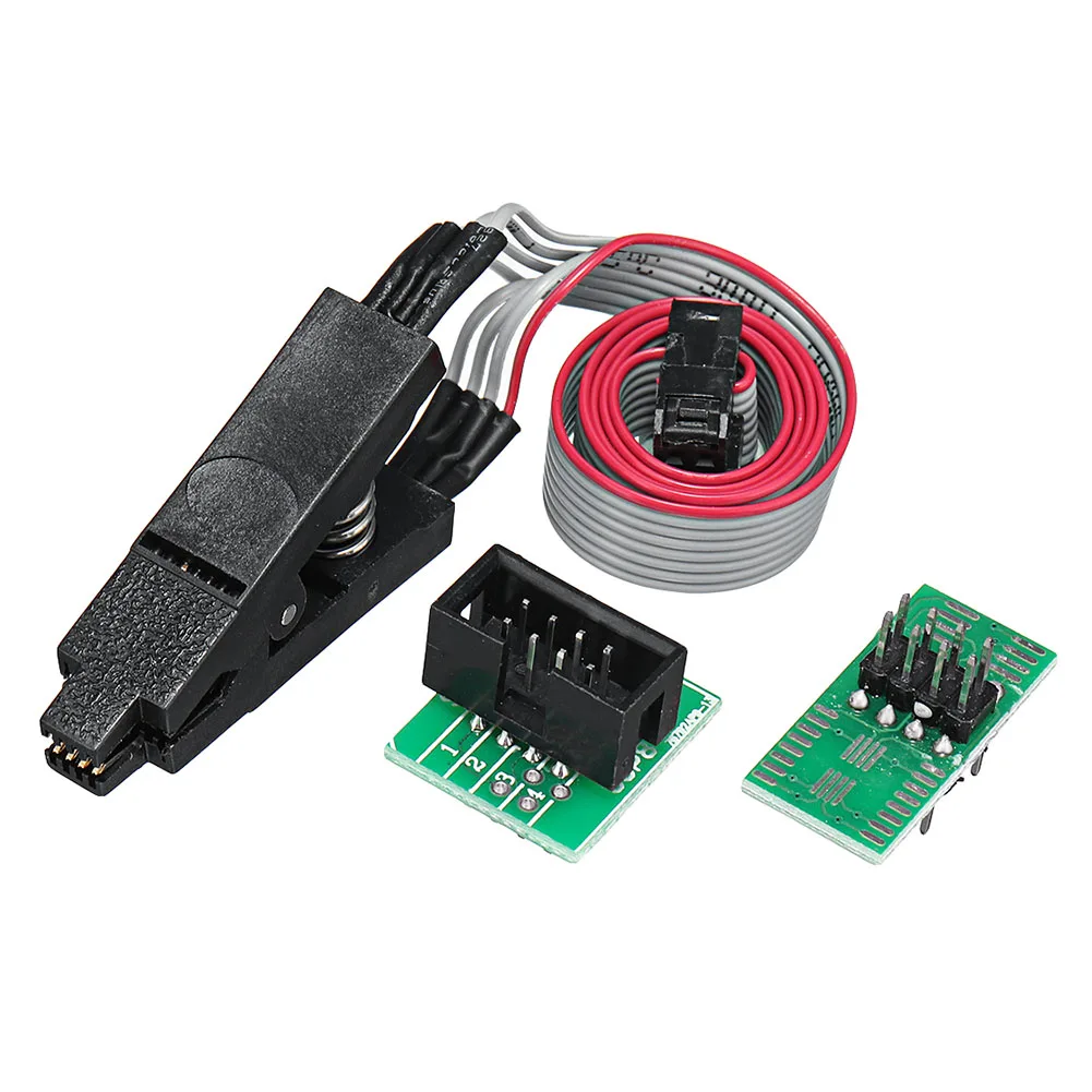 EEPROM BIOS USB программатор CH341A SOIC8 Клип 1.8В адаптер Прямая поставка|Модули для умного