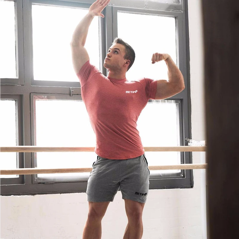 Shorts Man Gyms Fitness Short Sweatpants Jogger (8)
