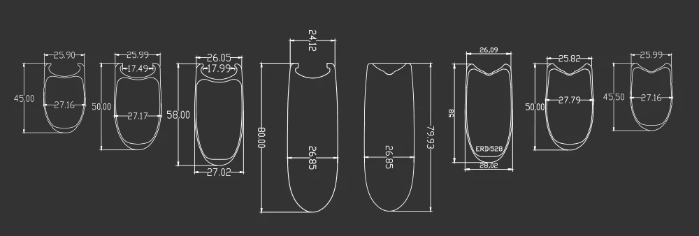 dimple rims section 