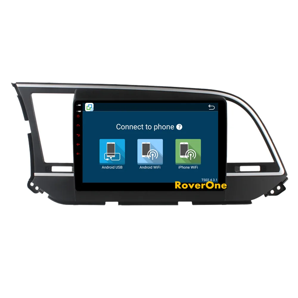 Perfect RoverOne Android 9.0 Car Multimedia System For Hyundai Elantra 2016 Octa Core 4G+32G Radio GPS Navigation DSP Player 12