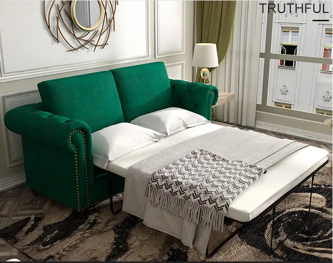 velvet fabric sectional sofas Living Room Sofa bed set chesterfield alon couch puff asiento muebles de sala canape sofa cama