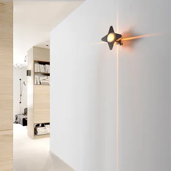 

led waterproof wall sconce surface mounted indoor outdoor lighting Five side luminescence