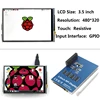 3.5 inch Raspberry Pi 3 Touch Screen TFT LCD 480*320 GPIO Display Monitor with ABS Case for Raspberry Pi 3 Model B 3B Plus ► Photo 3/6