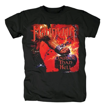 

Bloodhoof Manowar Power metal men's black T-Shirt in summer Asian Size