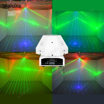 

Rotating laser ball RGB 9 Lighting holes ktv flash bar Night club lights pattern stage tricolor laser light CD50 W01