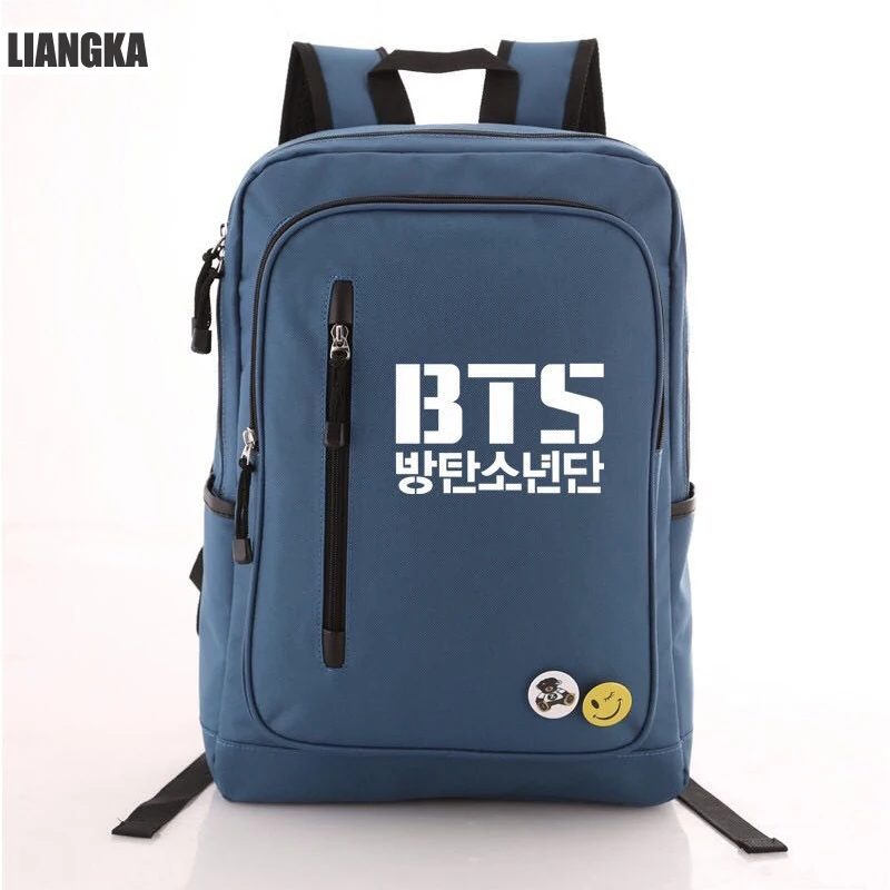 LIANGKA Высокие Школьные рюкзаки BTS дизайнер Mutil карманы Холст Bookbag для мальчиков и девочек подростков школьная сумка рюкзак Mochila