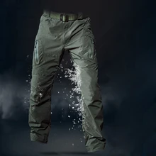 Мужские тактические Пейнтбольные брюки, мужские брюки-карго, спецназ, военные армейские охотники, боевые рабочие штаны