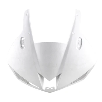 

For HONDA CBR500R Upper Front Nose Cowl Fairing 2013 2014 2015 Motorbike Part Accessories Injection Mold Unpainted White