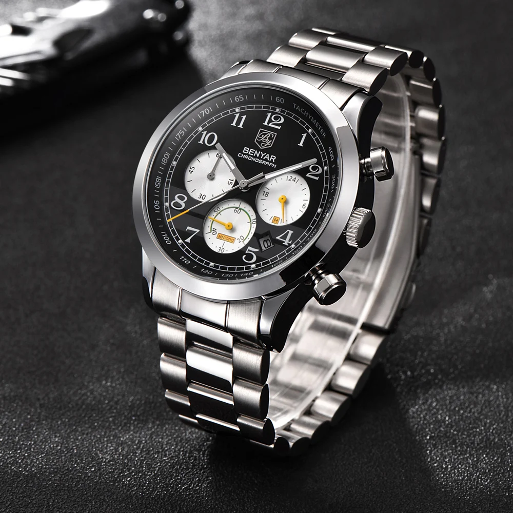BENYAR-Luxury-Brand-Chronograph-Men-Sports-Watches-Waterproof-Full-Steel-Leather-Quartz-Men-s-Watch-Relogio (2)