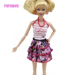 1 шт. мини-юбка мода одежда наряд для куклы Барби платье