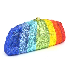 Luxus Aus Kristall Abendtaschen frau tote Handtasche hochzeit frauen geldbörse Großhandel brauttasche 88445