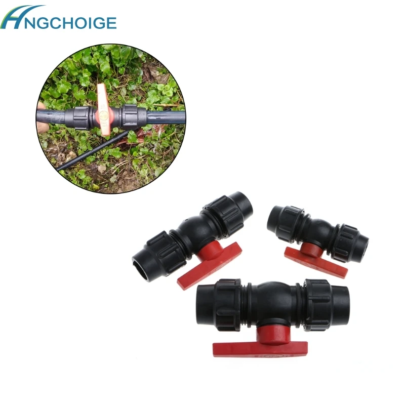 

Hot Selling 20mm/25mm/32mm Water Pipe Quick Valve Connector PE Tube Ball Valves Accessories jun20
