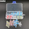 50 unids piezas nuevo calor retráctil soldadura mangas Cable engarzado tope terminales conectores con caja Kit 6,0-1,5mm conector de conexión rápida ► Foto 1/6