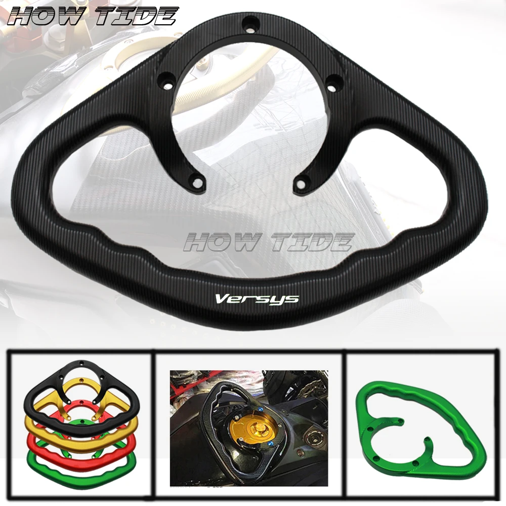 

Motorcycle Accessories Passenger Handgrips Hand Grip Grab Bar Handles Armrest For Kawasaki Versys 650 ZZR1400 Versys 1000
