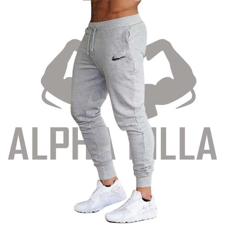 tight grey joggers mens