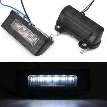 

Number License Plate Light Rear Tail Lamp Truck Trailer Lorry White LED Useful