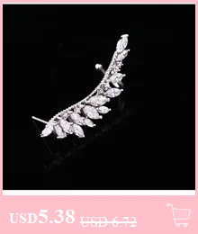 ModaOne модные корейские серьги-клипсы для женщин 925 пробы серебряные серьги-каффы для девочек