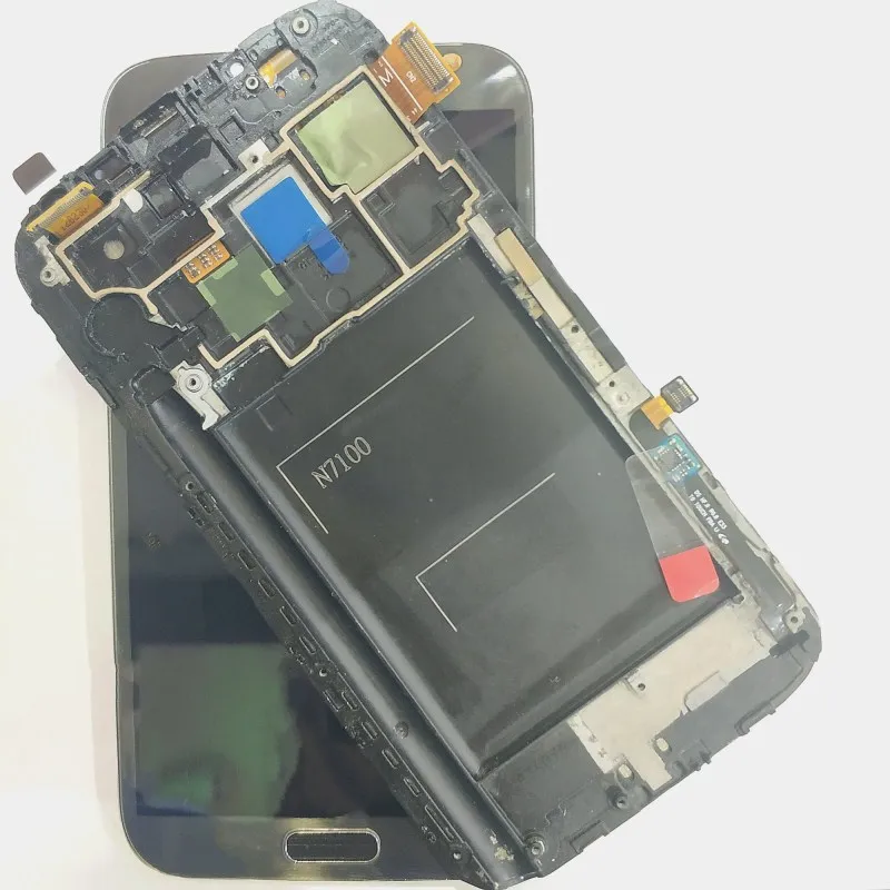 ЖК-дисплей с дигитайзером сенсорного экрана в сборе для Samsung Note 2 N7100 N7105 T889 i317 i605 L900