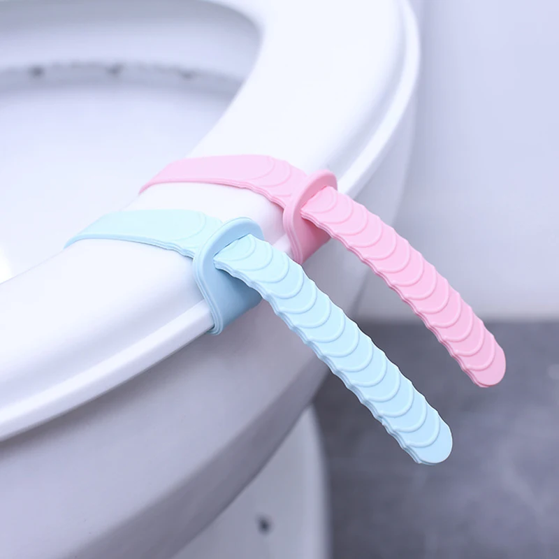 1pcs Silicone Portable Seat Toilet Cover Lifting Device Clamshell Lid Rope Lifter Home Bathroom Lifters Supplies | Дом и сад