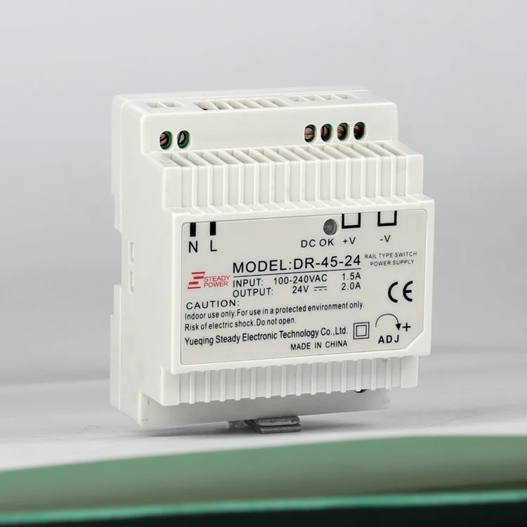 SMPS PSU 45 Вт ac dc импульсный источник питания 12 вольт 3 5 Ампер промышленный din рейка
