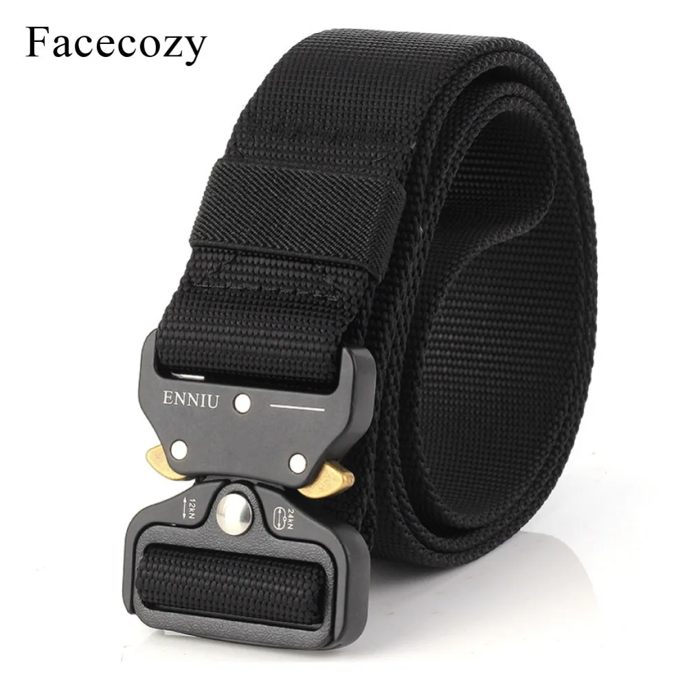 Facecozy Military Tactical Nylon Belt Men Fast Unlock Buckle Waist ...