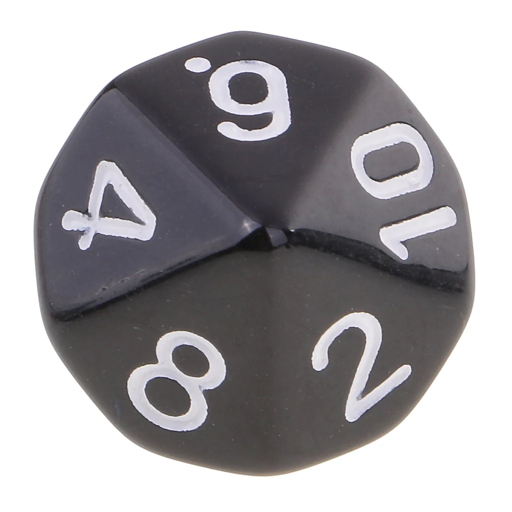 20x Acrylic Dice Set Polyhedral D10 10 Sided 16mm for DND MTG TRPG Board Game Toy Gift
