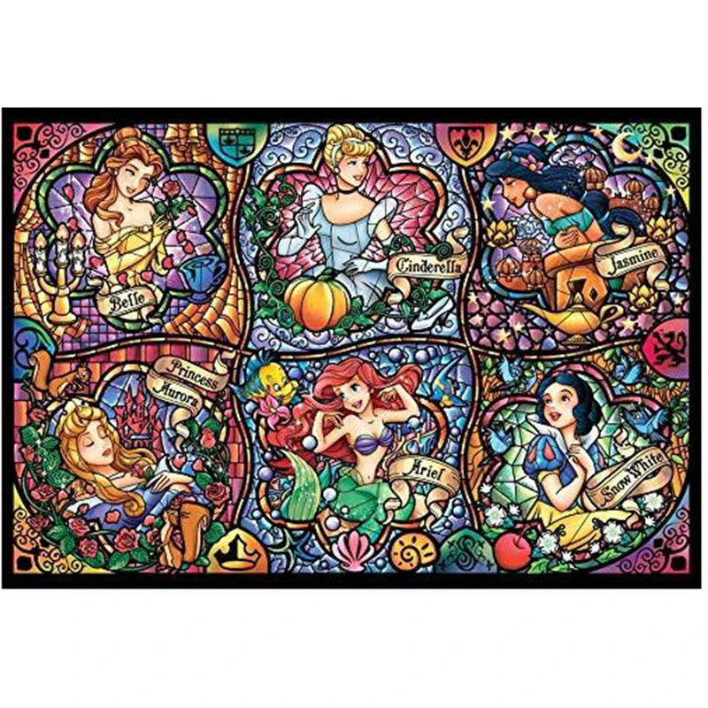 

diamant paint Full 5D Diamond Painting Kits for Adults Tenyo Disney Princess - Cinderella Snow White Drill Diamond Sticker decor