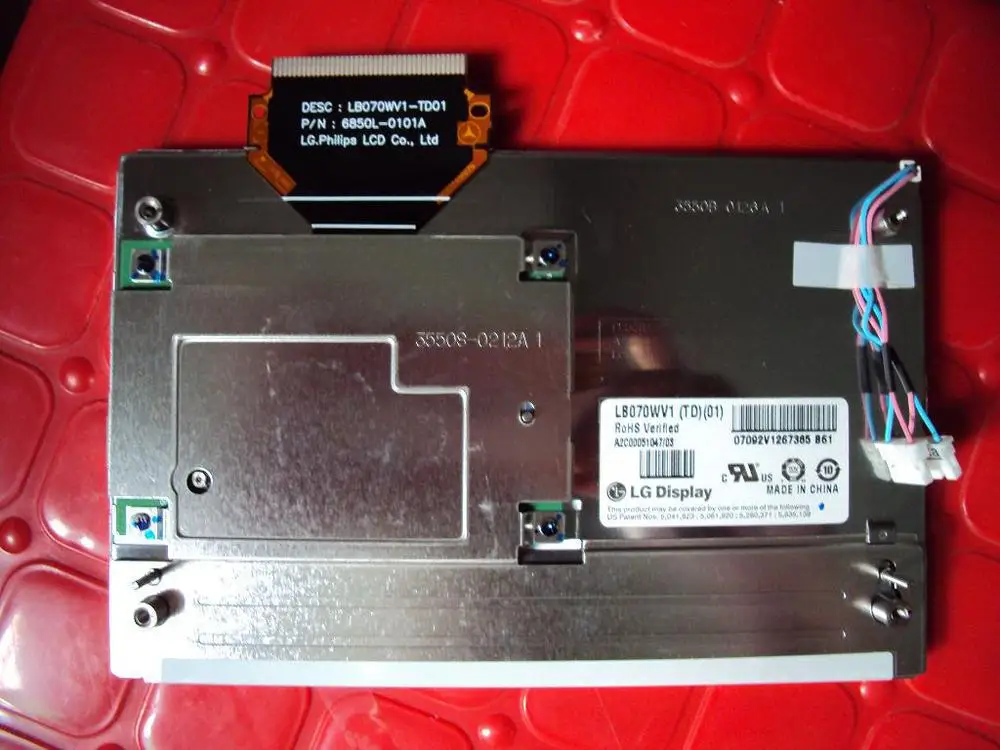 7 LCD display LB070WV1 TD01 LB070WV1 TD 17 screen special for Canada Mercedes W204 font b
