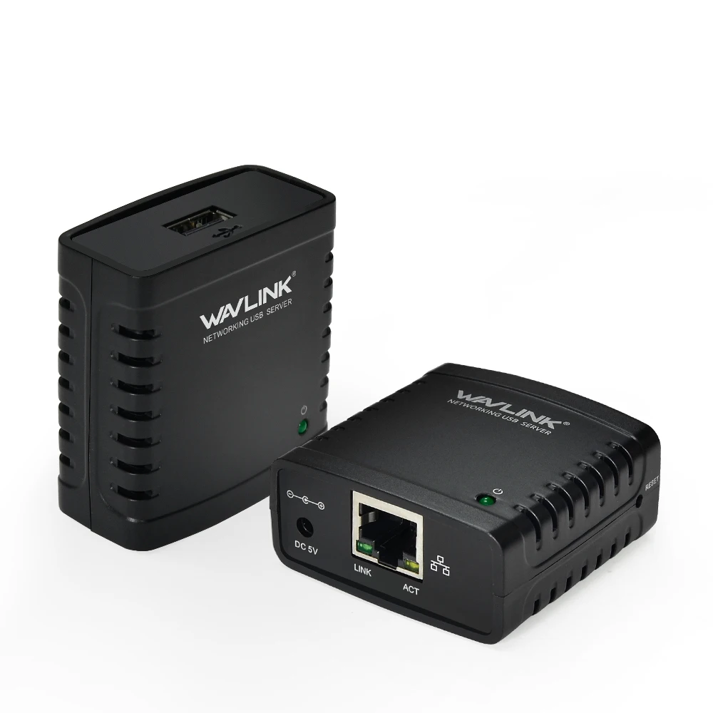 Red Wavlink USB 20 servidor de impresión LRP Hub USB 100Mbps comparte una red LAN impresoras adapta
