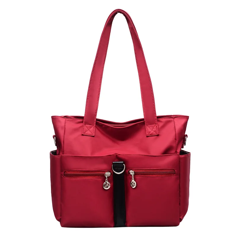 

YS-6613# New Fashion Shoulder Bag multi-function Large Capacity Totes Women's bag Light Nylon Handbag