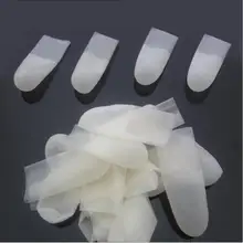 Скраб режущего пальца набор без пыли латекса точка подсчета труда страхование нескользящий прозрачный палец рукав