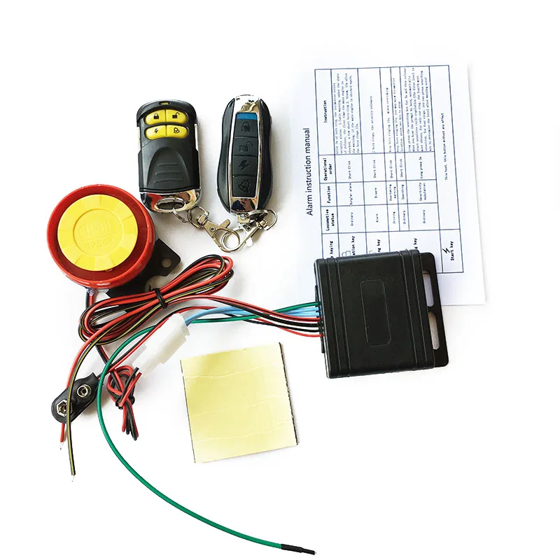 

2019 1set Motorbike Security Anti-theft Alarm System with Remote Control 12V CSL88