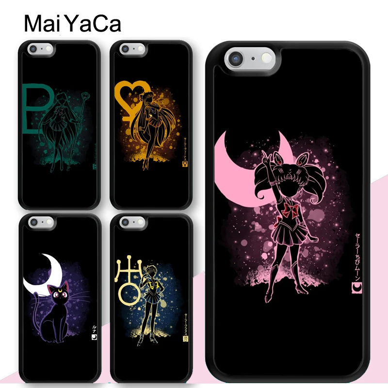 

MaiYaCa Sailor Moon Girl Hero Anime Art Phone Case For iphone 11 Pro MAX X XR XS MAX 6 6S 7 8 Plus 5 5S TPU Cover