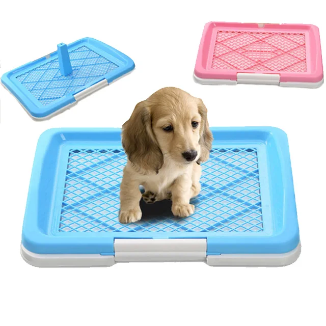 Puppy Dog Training Toilet Potty Pet Toilet Tray Plastic Pets Pad Holder
