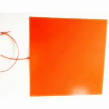 762*762*1,5 мм нагреватель кровать для 3d принтера силиконовый резиновый нагреватель 220 в 2100 Вт клейкий 1 сторона 100 k Термистор 1000 мм свинцовый провод 1 сторона