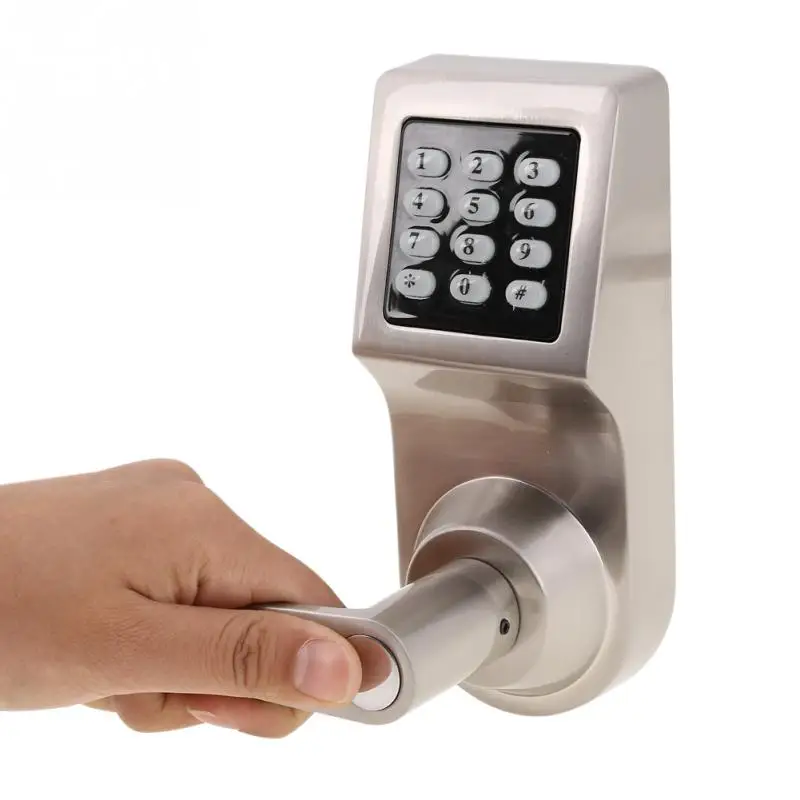  Electronic Code Door Lock Unlocked Home Security Entry Keyless Lock Wholesale by Password RF Card R - 4000007360367