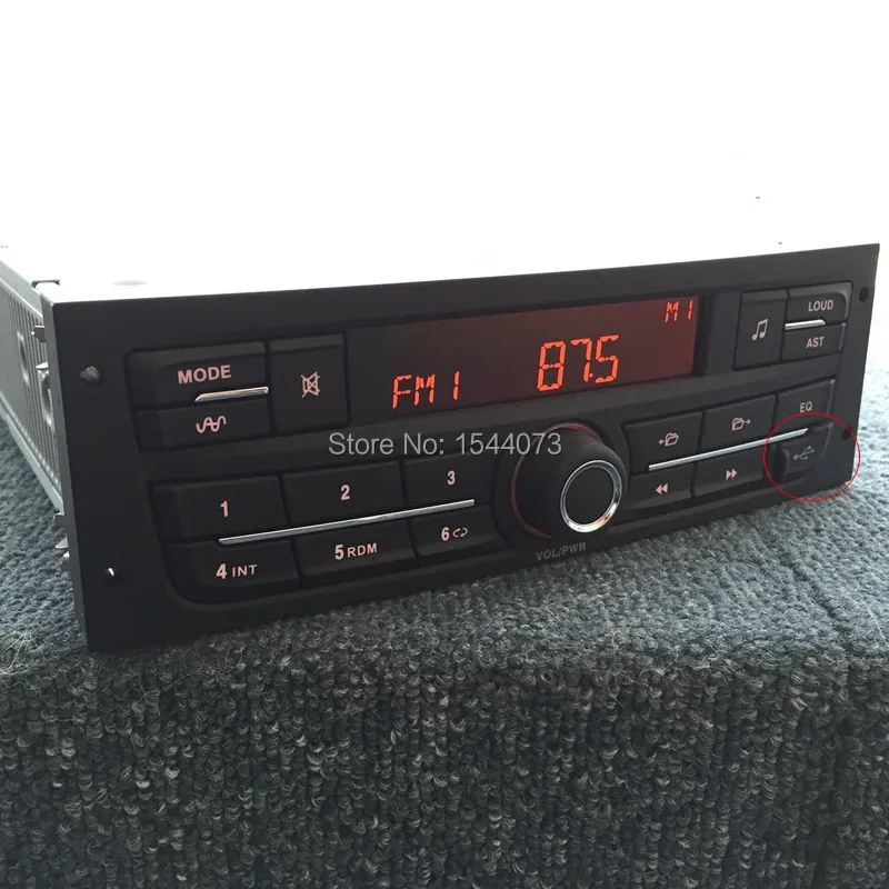 Автомобильный аудиоплеер MP3 стерео с USB для Peugeot 207 206 301 307 308 Citroen C2 Elysee ZX C4 VW Jetta Bora