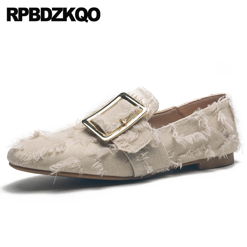 

Square Toe Slip On Spring Autumn 2018 Women Designer Shoes China Chinese Ladies Loafers Comfortable Factory Direct Metal Flats