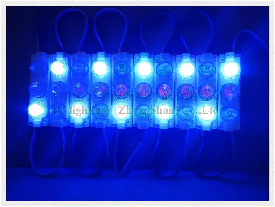 led module light injection 3030 3 led rgb (5)