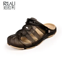 Г., новые мужские летние пляжные шлепанцы Мужская обувь с отверстиями, вентиляцией дышащие пляжные сандалии