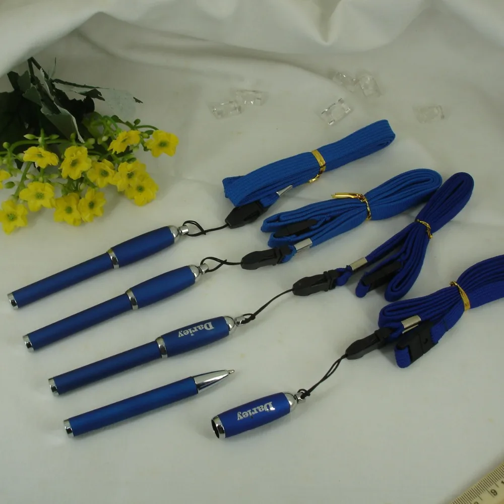 Ballpoint pen Fabric String Necklace Pen for Exhibition Office and School Stationery