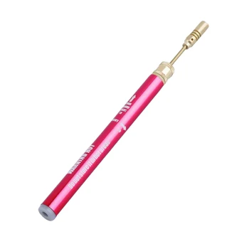 

Pink Mini Gas Blow Torch Gun Soldering Solder Iron Cordless Welding Pen Burner