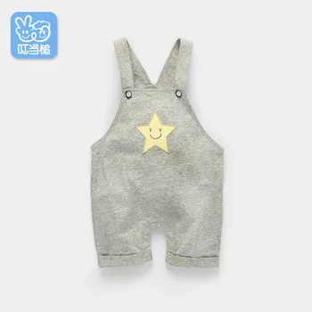 

Dinstry 2018 Spring&Summer Baby girl and boy jumpsuit Baby romper Five-pointed star Smiling face