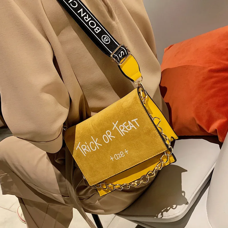 

Bag for Women 2019 New Slant Slant Wide Shoulder Band One-shoulder Fashion Bags Messenger Bags