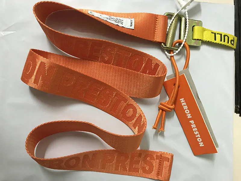 

Women Men Casual Heron Preston Belt 1:1 Best Quality Heron Preston Belt Black Orange Blue Yellow Pink White