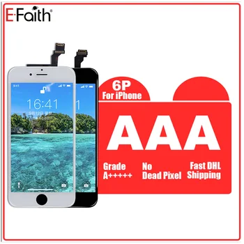 

E-Faith 5PCS No Dead Pixel Display LCD For iPhone 6plus 6 plus 6p lcd Replacement Touch Screen Digitizer Assembly Fast Shipping